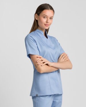 Bluza medyczna damska BASIC PRO SKY BLUE