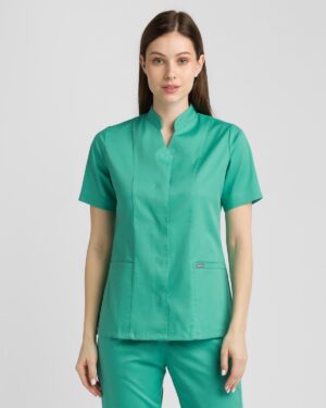 Bluza medyczna damska BASIC PRO GREEN