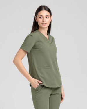 Bluza medyczna damska COMFY SOFT OLIVE