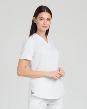 Bluza medyczna damska COMFY SOFT WHITE