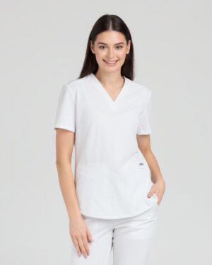 Bluza medyczna damska COMFY SOFT WHITE